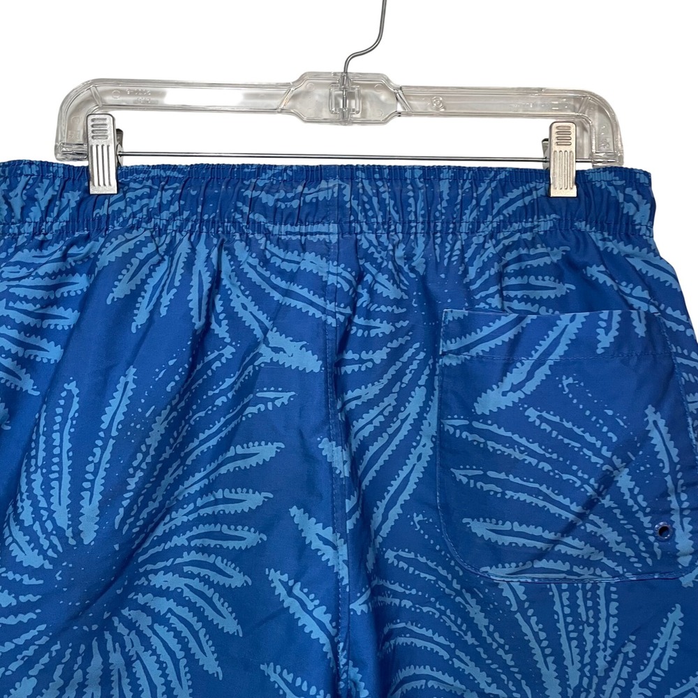 Speedo Swim Trunks Mens Large Blue Floral Mesh Lined 6in Inseam Boardshort - Picture 5 of 7